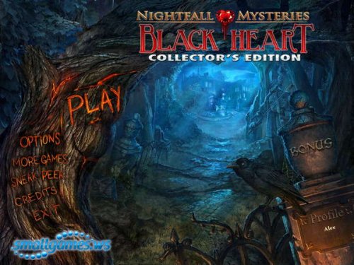 Nightfall Mysteries 3: Black Heart Collectors Edition