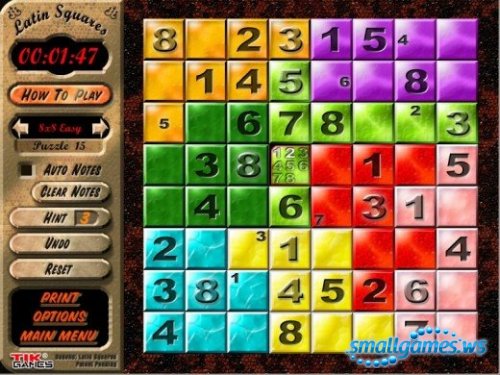 Sudoku Latin Squares Gold